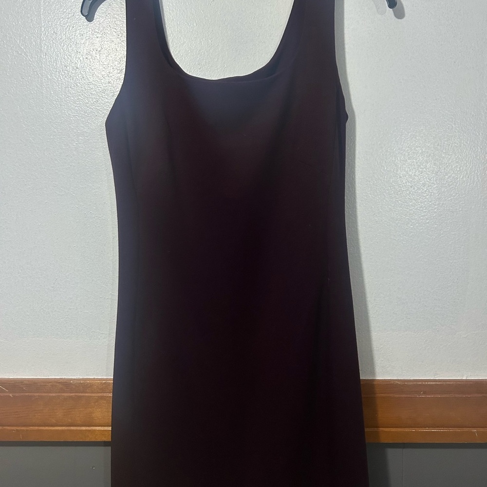 Ralph Lauren Sport Burgandy Scoop Neck Mini Dress